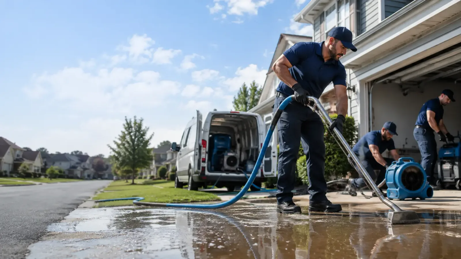 Flood Damage Restoration in Hinton, OK